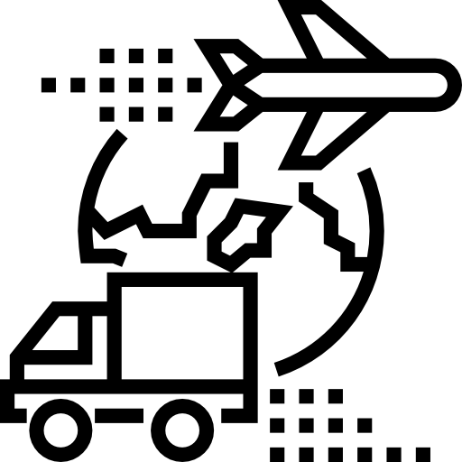 Magnewear delivery icon indicating shipping options for magnetic clip on sunglasses