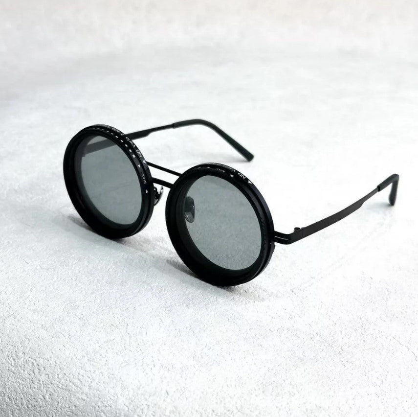 Adjustable shade glasses with UV protection and glare reduction for stylish outdoor